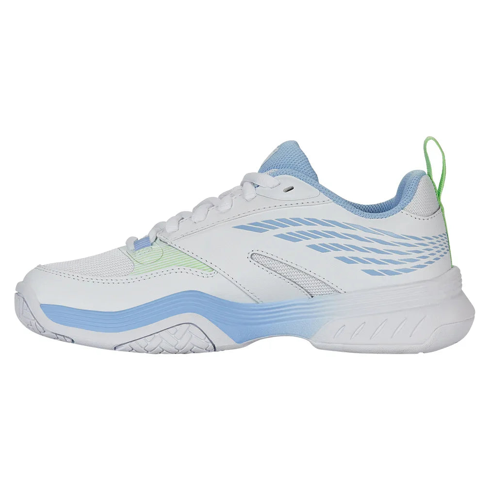 Women's SpeedEx Tennis Shoes White and Dutch Canal
