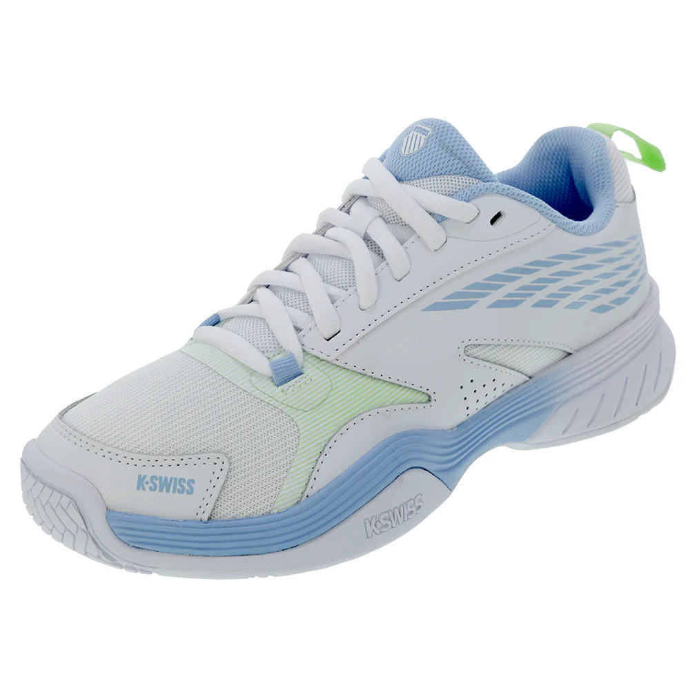 Women's SpeedEx Tennis Shoes White and Dutch Canal