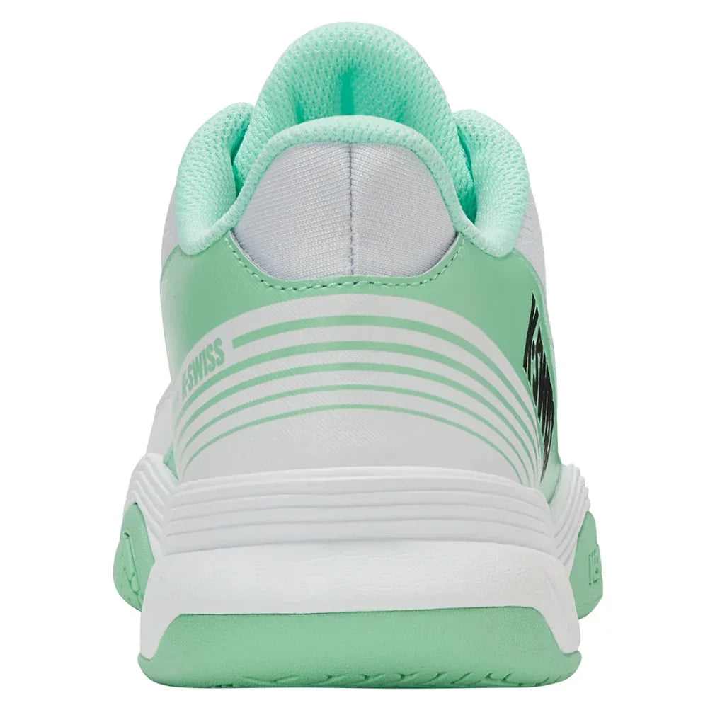 Women's SpeedEx 2 Tennis Shoes White and Neon Mint