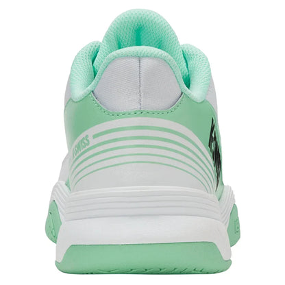 Women's SpeedEx 2 Tennis Shoes White and Neon Mint