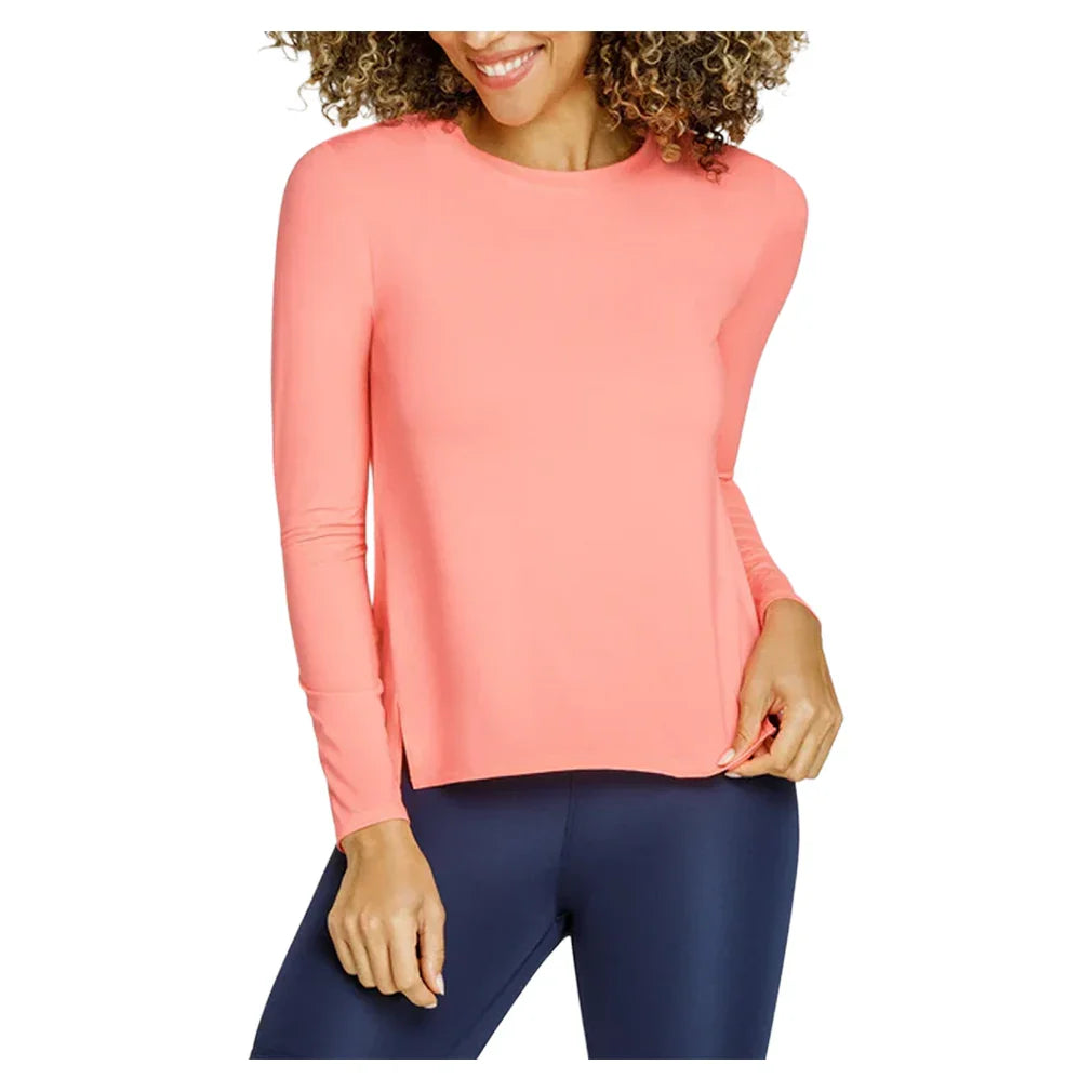 Women's Gracen Long Sleeve Tennis Top Melon Punch