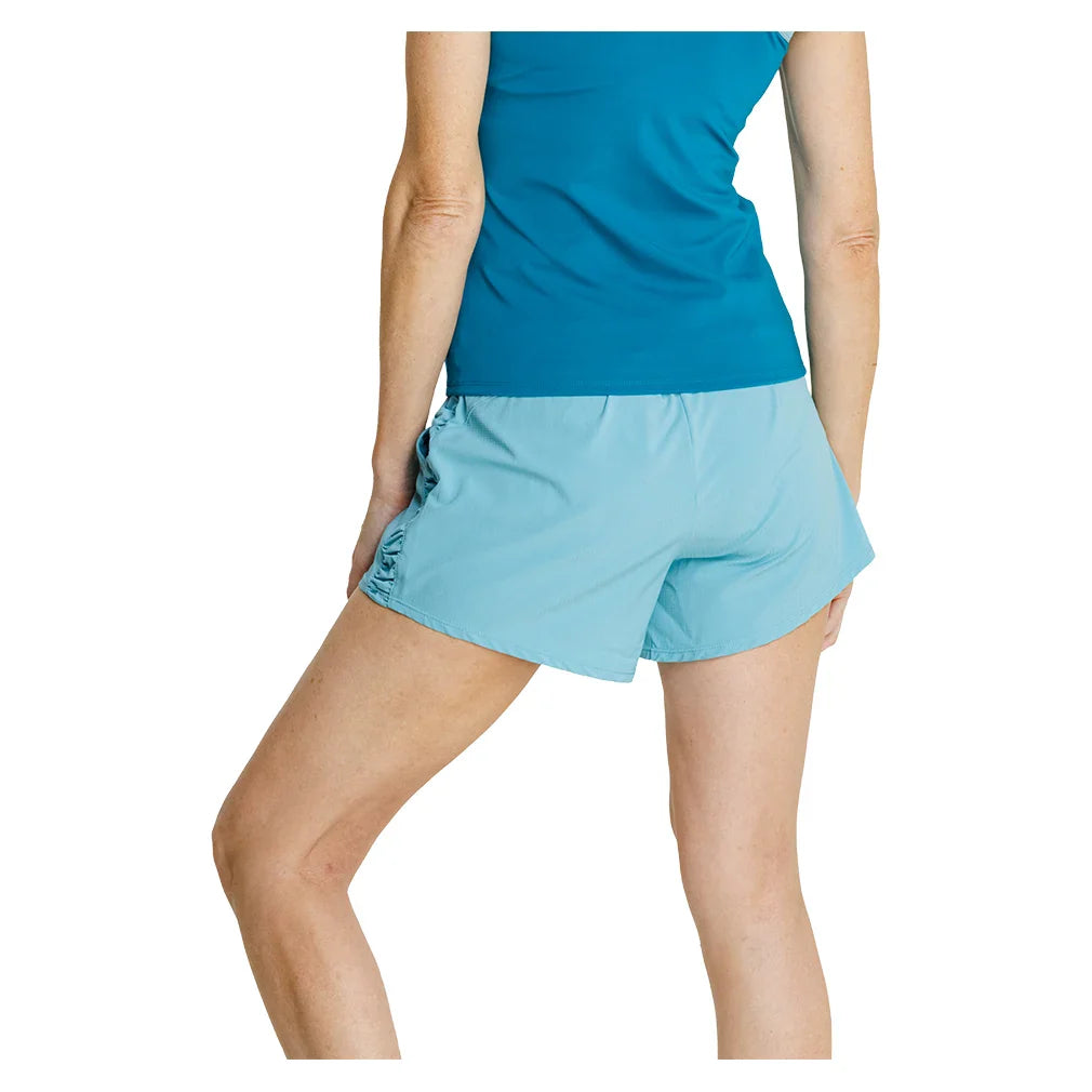 Women's Roe Shorts with Briefs and Ruched Inserts