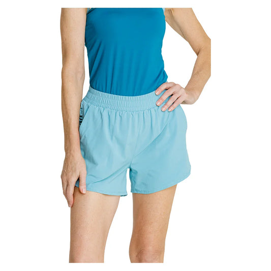 Women's Roe Shorts with Briefs and Ruched Inserts
