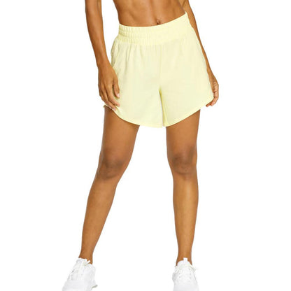 Womens Indo Pickleball Shorts Fresh Lemon