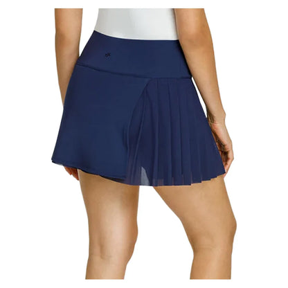 Women's Volley 14.5 Inch Tennis Skort Navy Blue