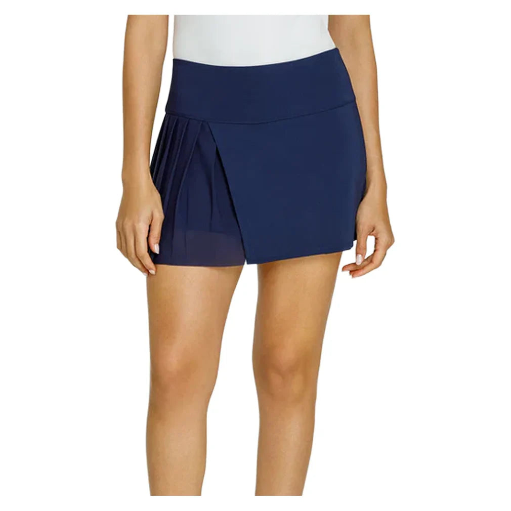 Women's Volley 14.5 Inch Tennis Skort Navy Blue
