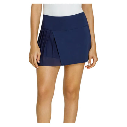 Women's Volley 14.5 Inch Tennis Skort Navy Blue