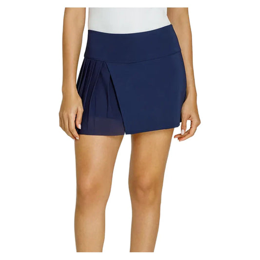 Women's Volley 14.5 Inch Tennis Skort Navy Blue