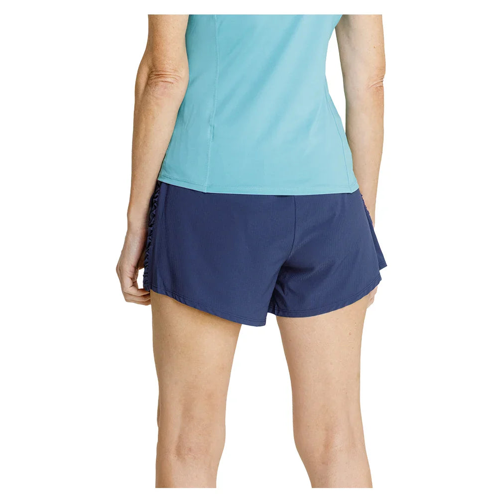 Women's Roe Shorts with Briefs and Ruched Inserts