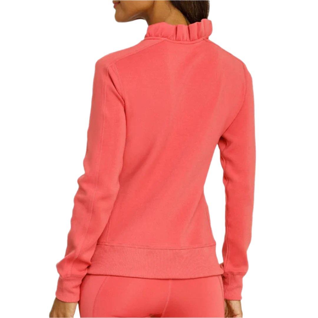 Women's Condoleezza Tennis Sweatshirt Cherry Rose