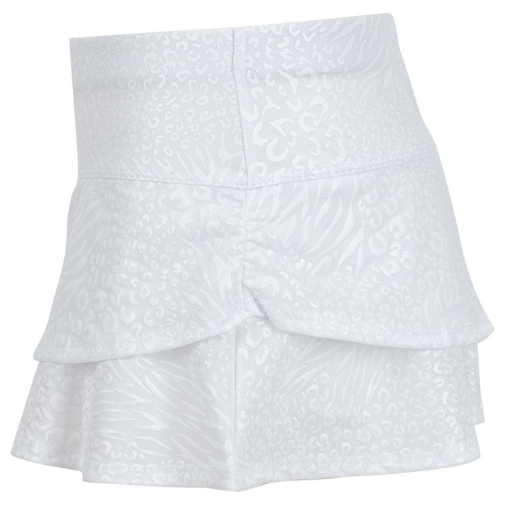 Girls' Fun and Wild Tennis Skort White