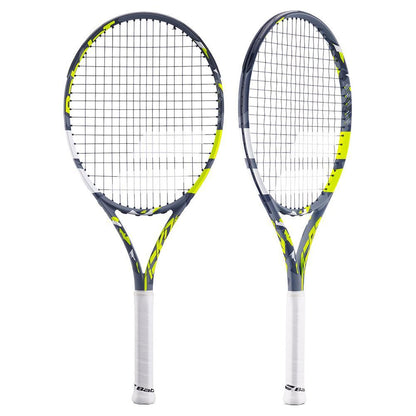 Aero Junior 26 Prestrung Tennis Racquet Grey and Yellow