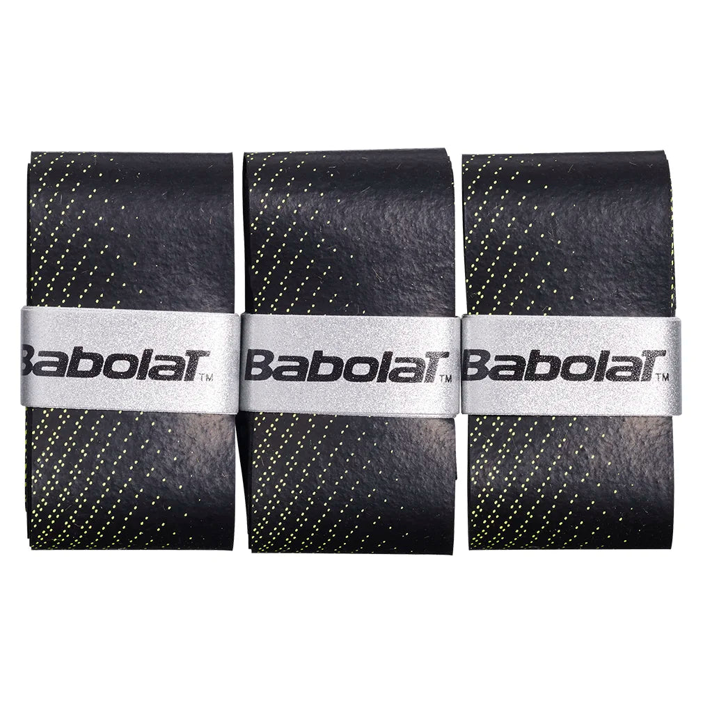 VS Original X 3 Tennis Overgrip Black and Fluo Yellow