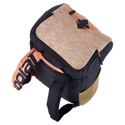 Classic Tennis Backpack Black and Beige