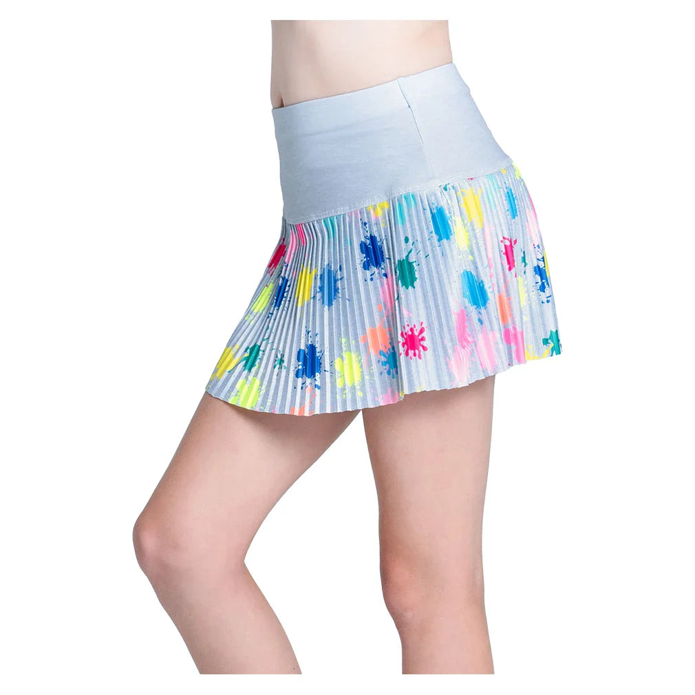 Girls' Smash That! Pleated Tennis Skort Multicolor