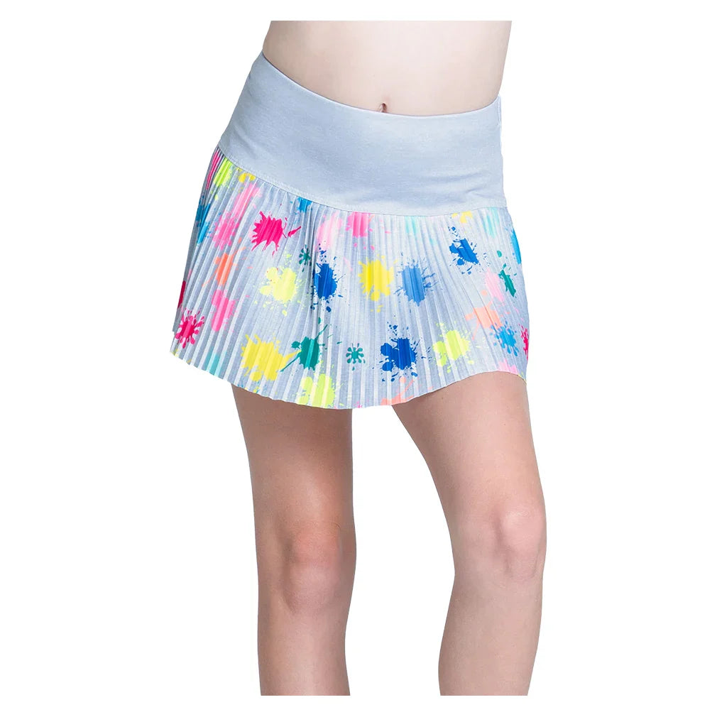 Girls' Smash That! Pleated Tennis Skort Multicolor