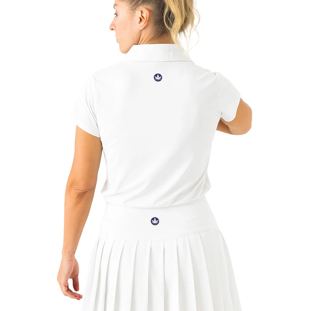 Women's Performance Tennis Polo White