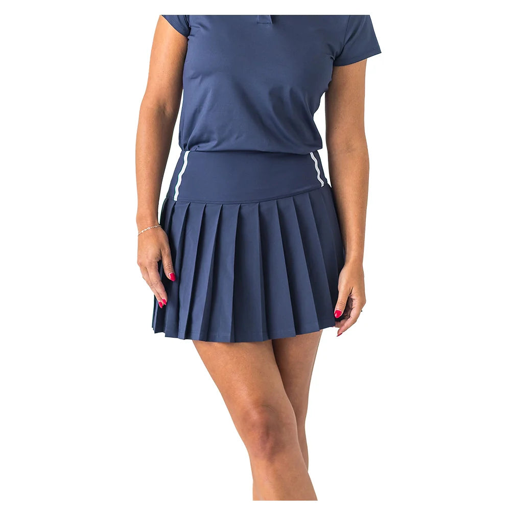 Women's High Waisted 2 in 1 Pleated Tennis Skort