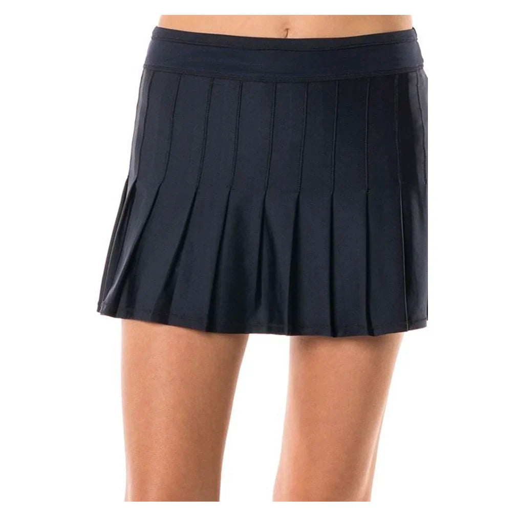 Women's Long Retro Pleated Tennis Skort