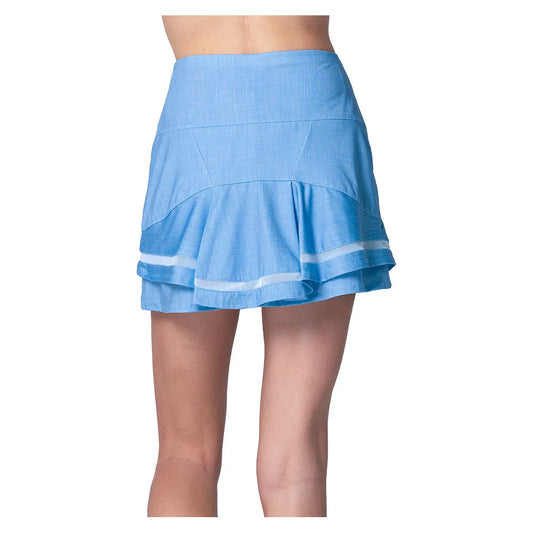 Women's Linen Play Tennis Skort Periwinkle