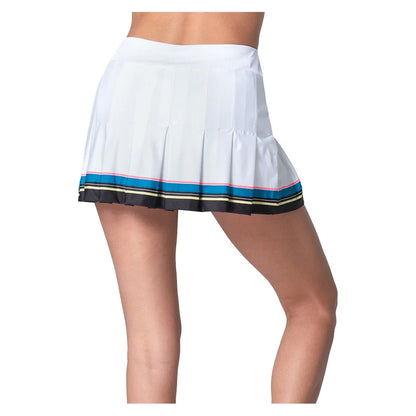 Women's Stripe Hype Tennis Skort Electric Blue