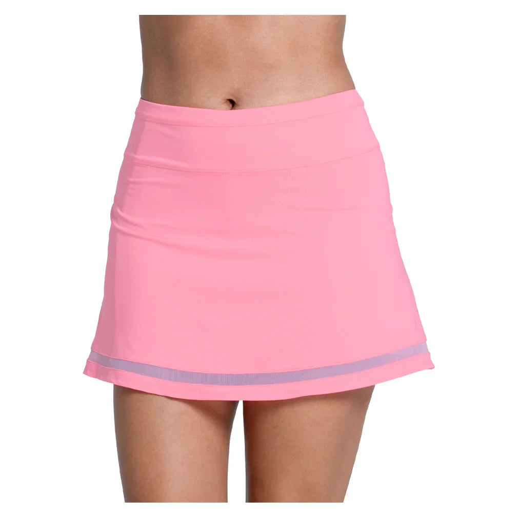 Women's Hustle N' Bustle 14 Inch Tennis Skort Flamingo