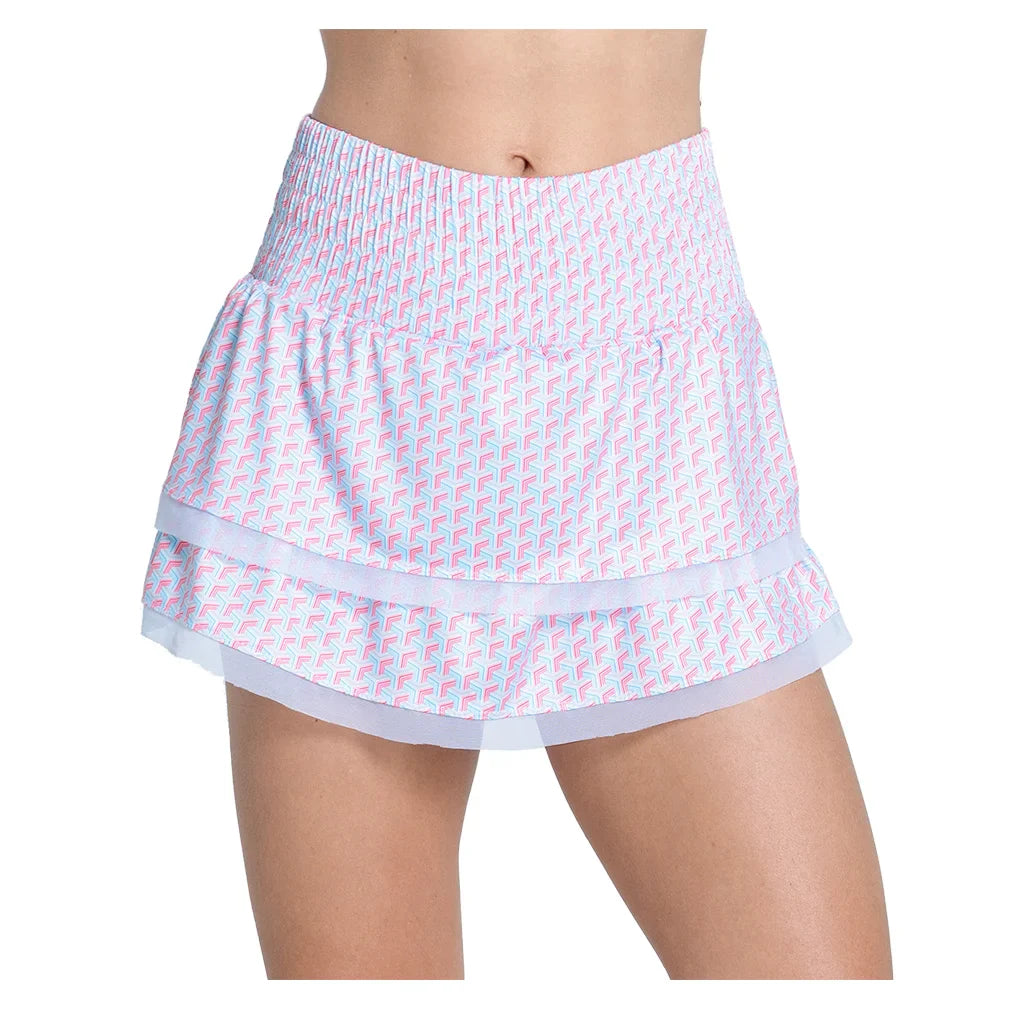 Women's High Waist Groovy 13.5 Inch Tennis Skort Bahama