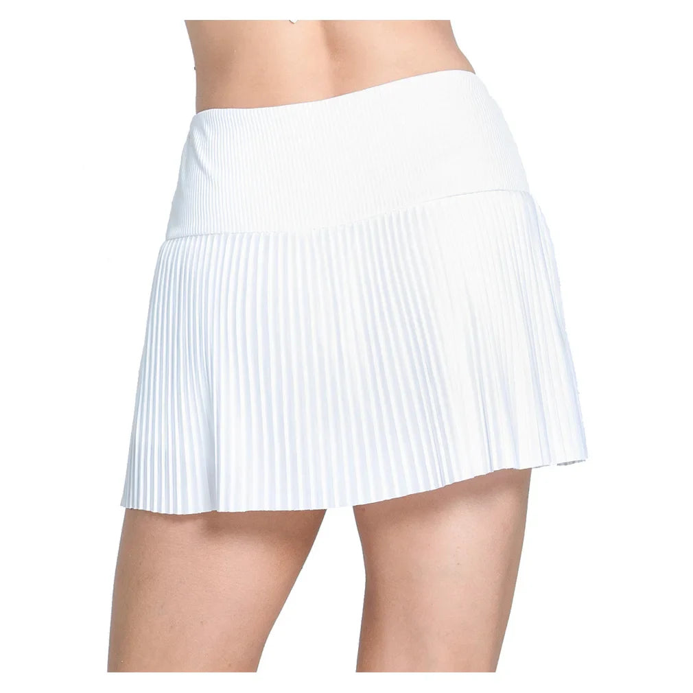 Women's Revival Pleated 14 Inch Tennis Skort White
