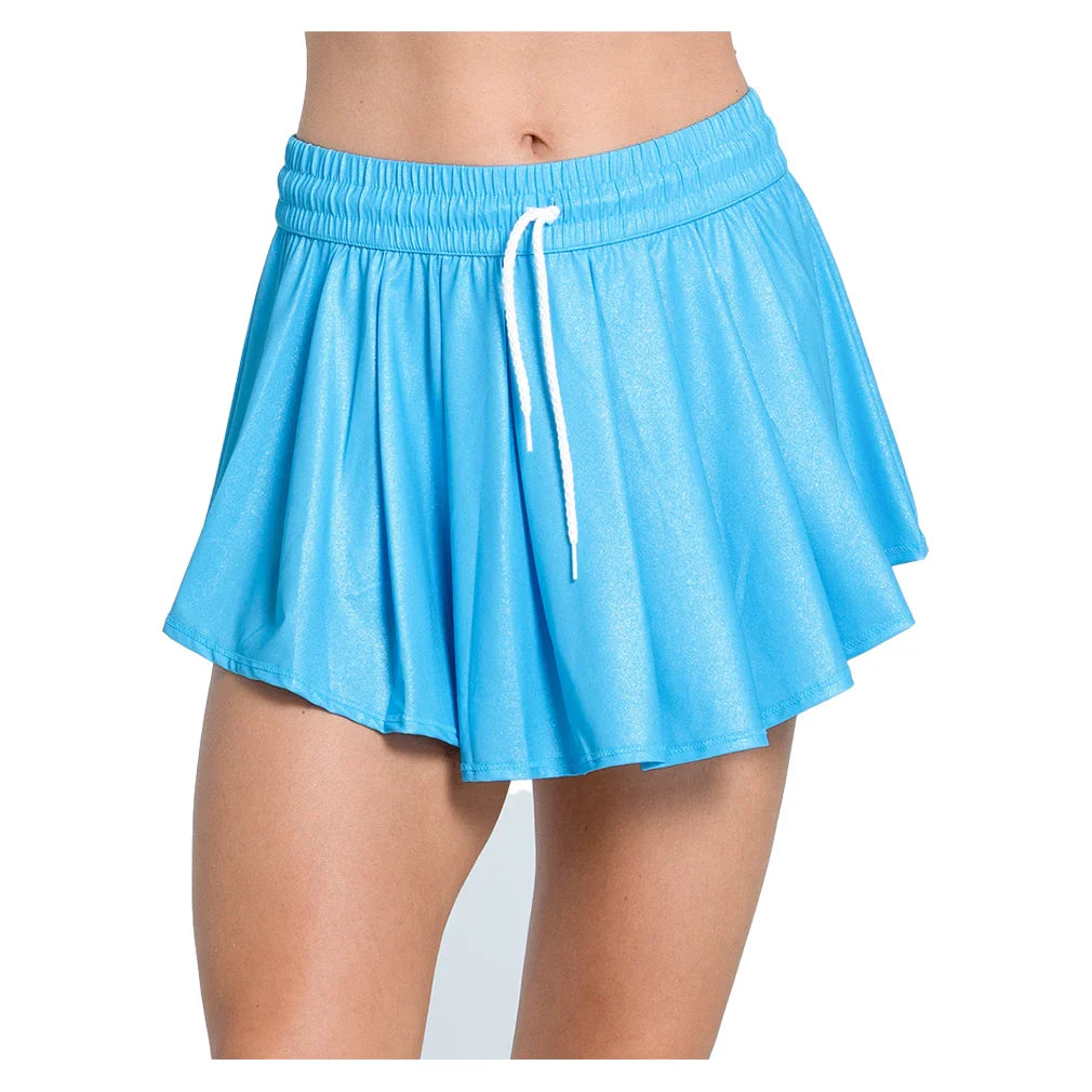 Women's High Waist All That Shimmers 13.5 Inch Tennis Skort