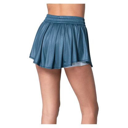 Women`s High Waist All That Shimmers Tennis Skort Midnight