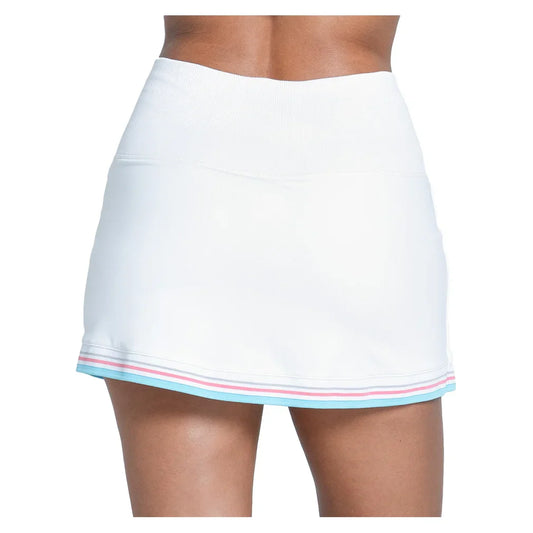 Women's Retro Revival 14 Inch Tennis Skort White