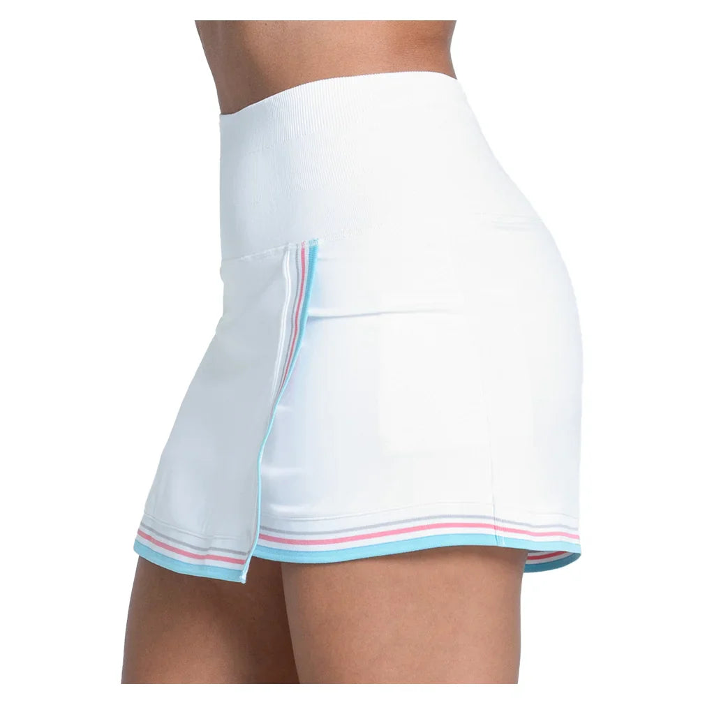 Women's Retro Revival 14 Inch Tennis Skort White