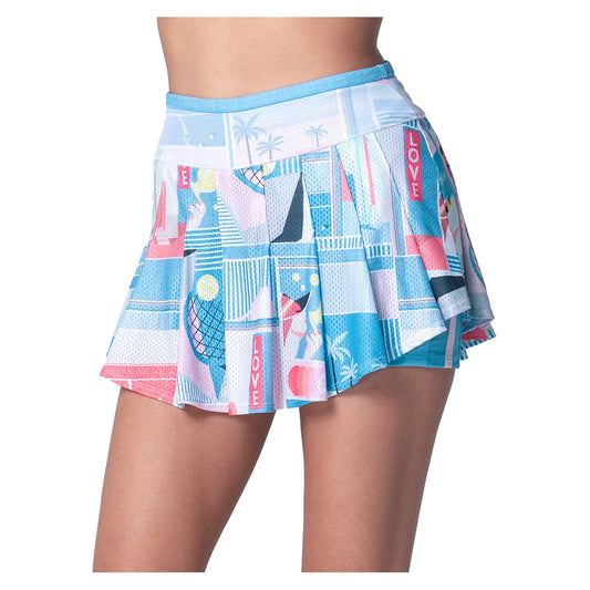 Women's Linen Intuition Tennis Skort Periwinkle