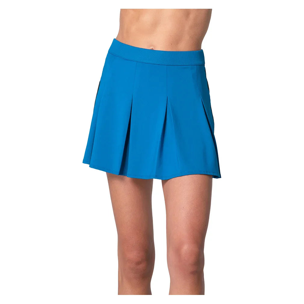 Women's Pleat Party Tennis Skort Electric Blue