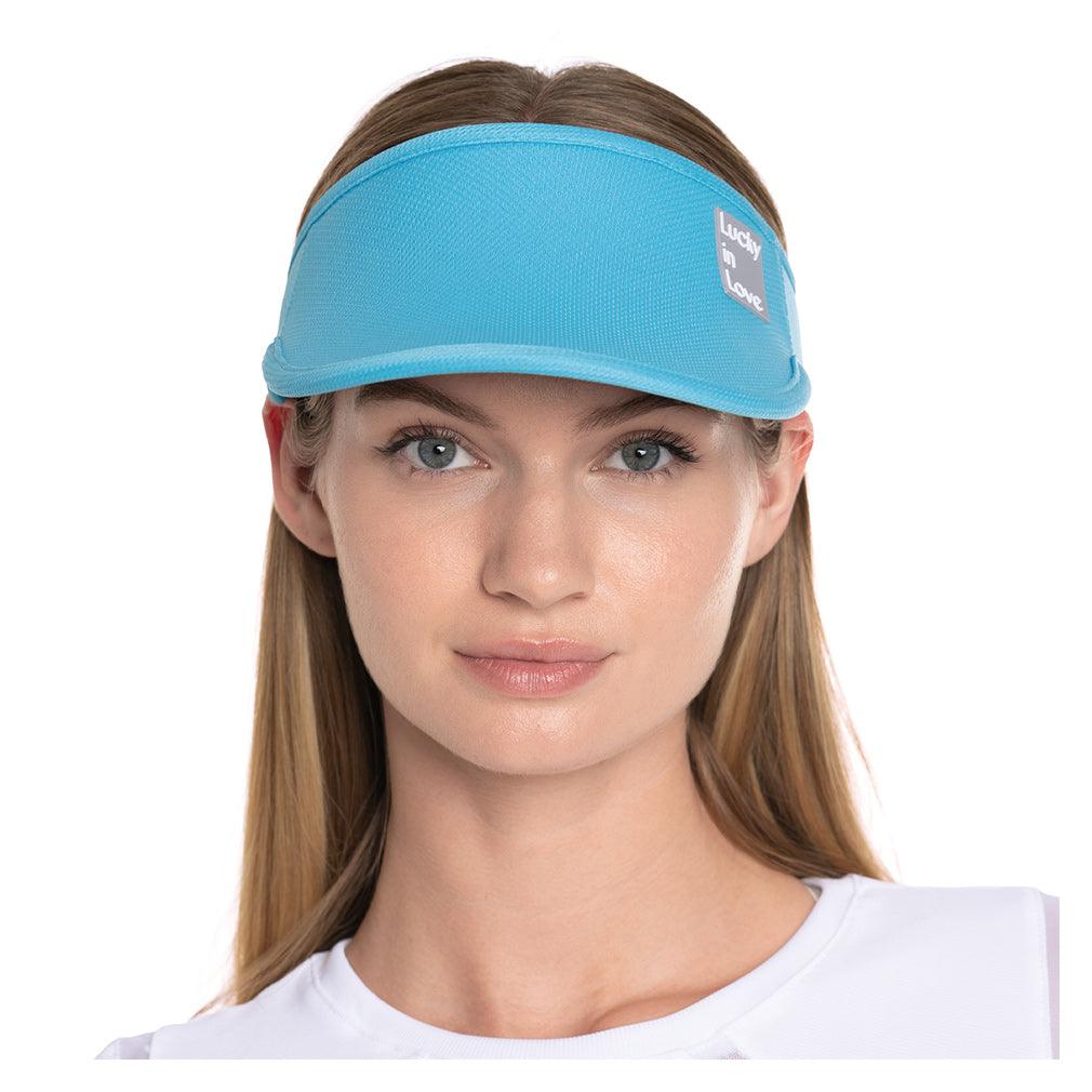 Women's Lucky Logo Stretch Tennis Visor