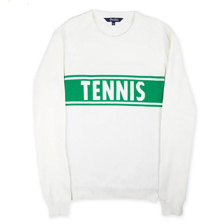 Women's Club Sport Tennis Sweatshirt White and Green