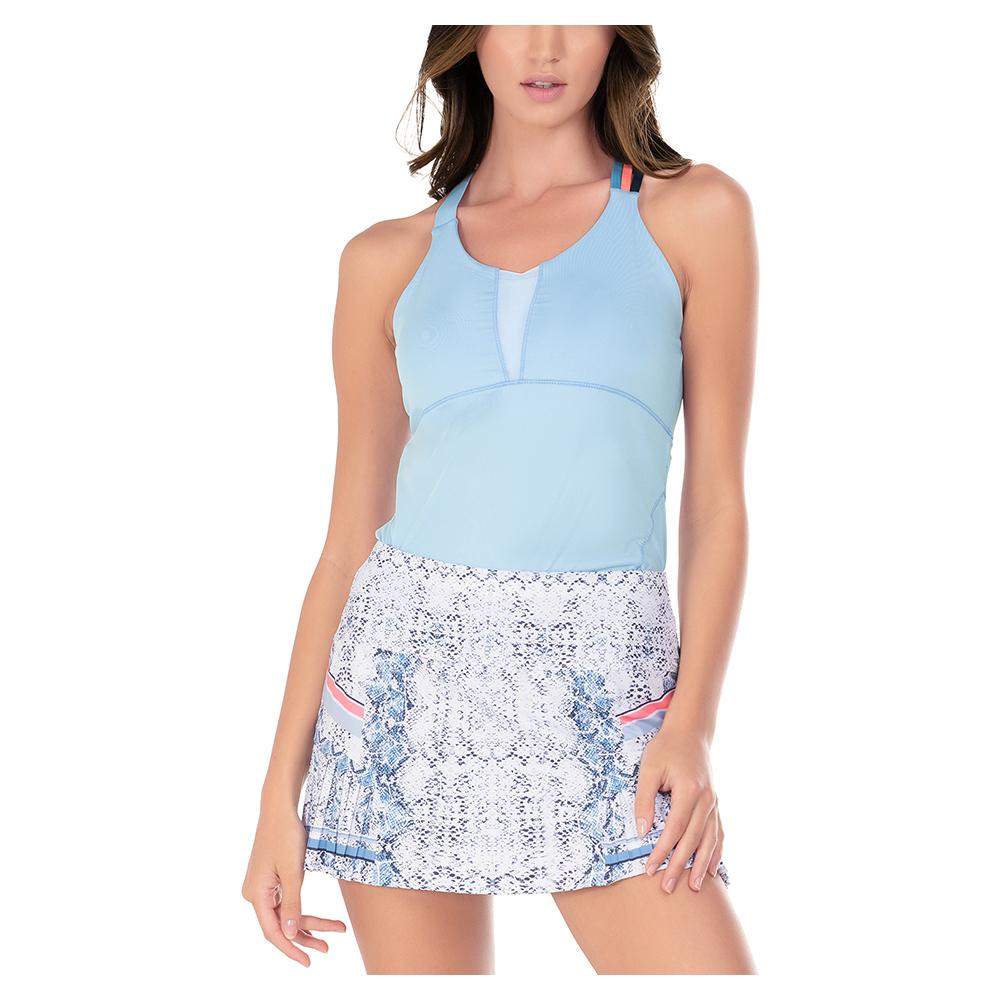 Women's Triple Strap Tennis Tank with Bra