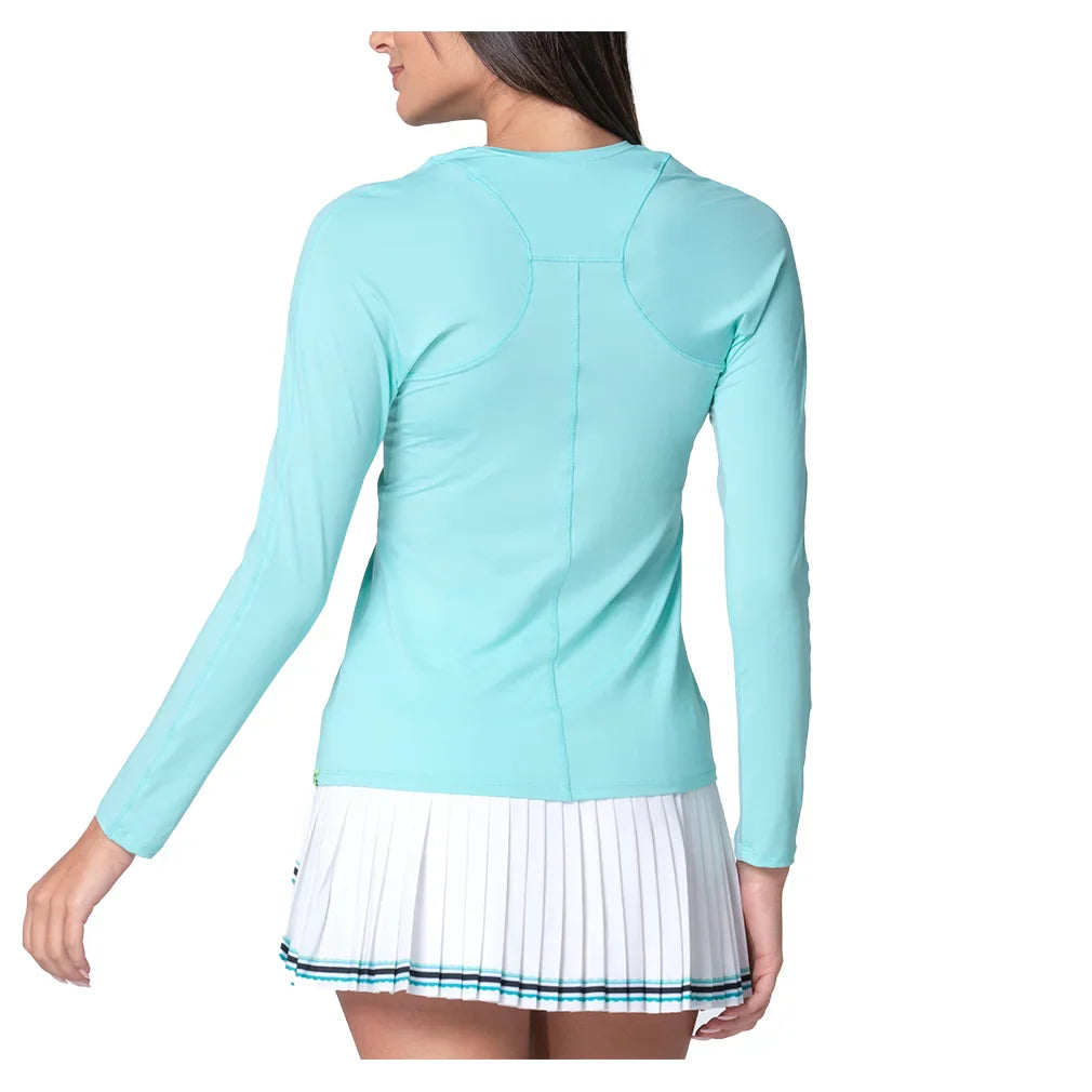Women's Breeze Long Sleeve Tennis Top Capri