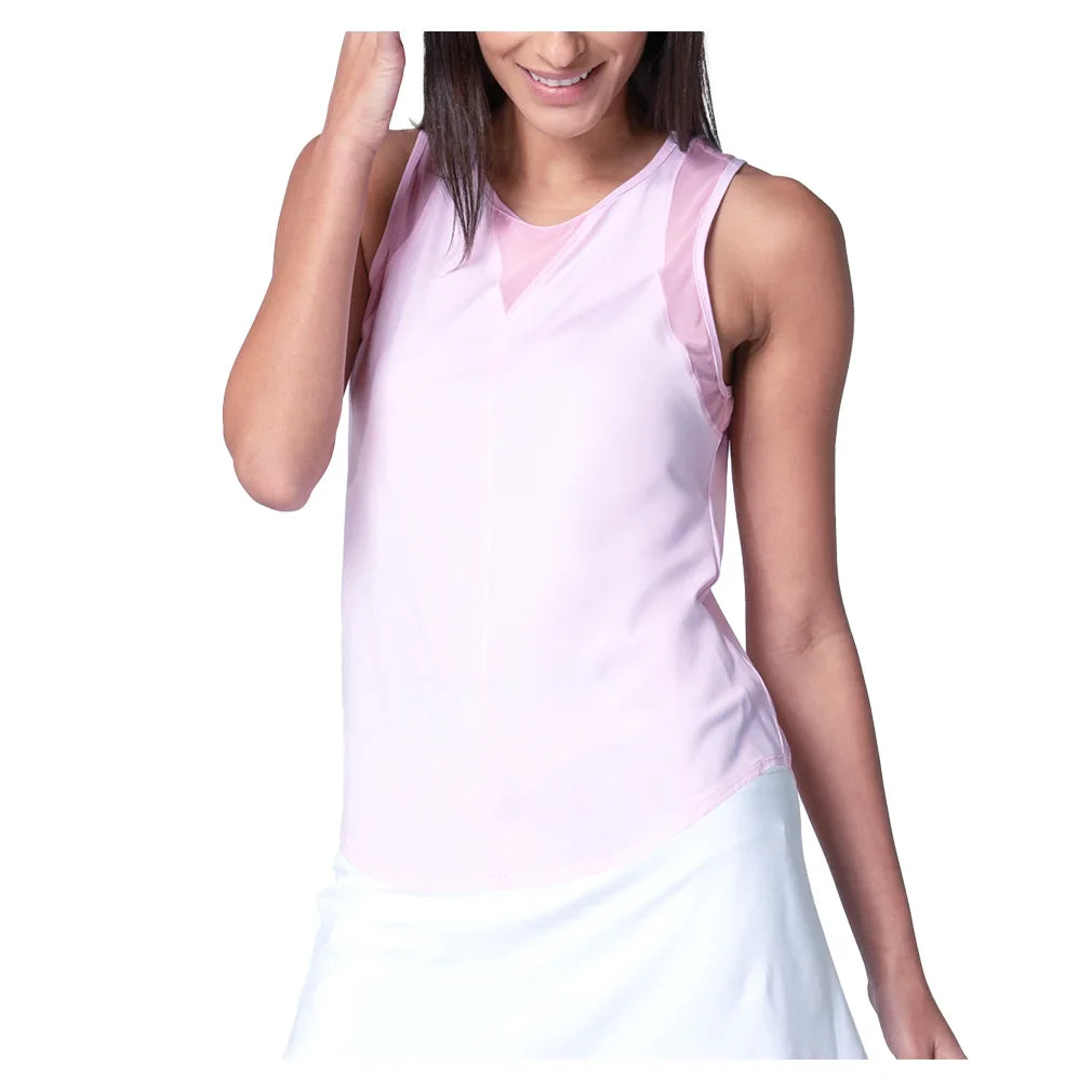 Women's Chill Out Tennis Tank Pink Sand