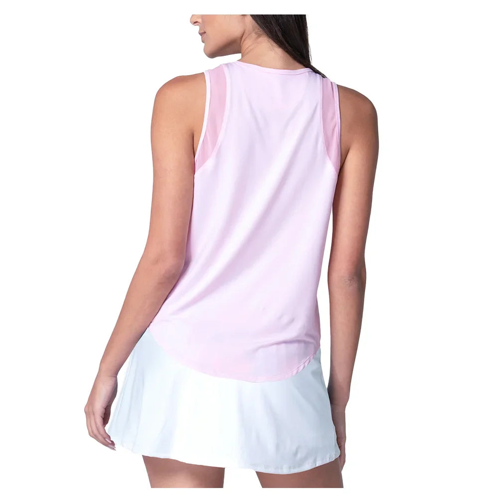 Women's Chill Out Tennis Tank Pink Sand