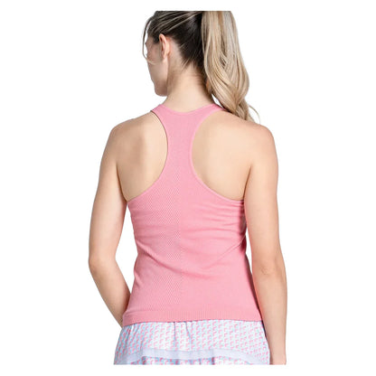 Women's Seamless Scoop Neck Tennis Tank with Bra