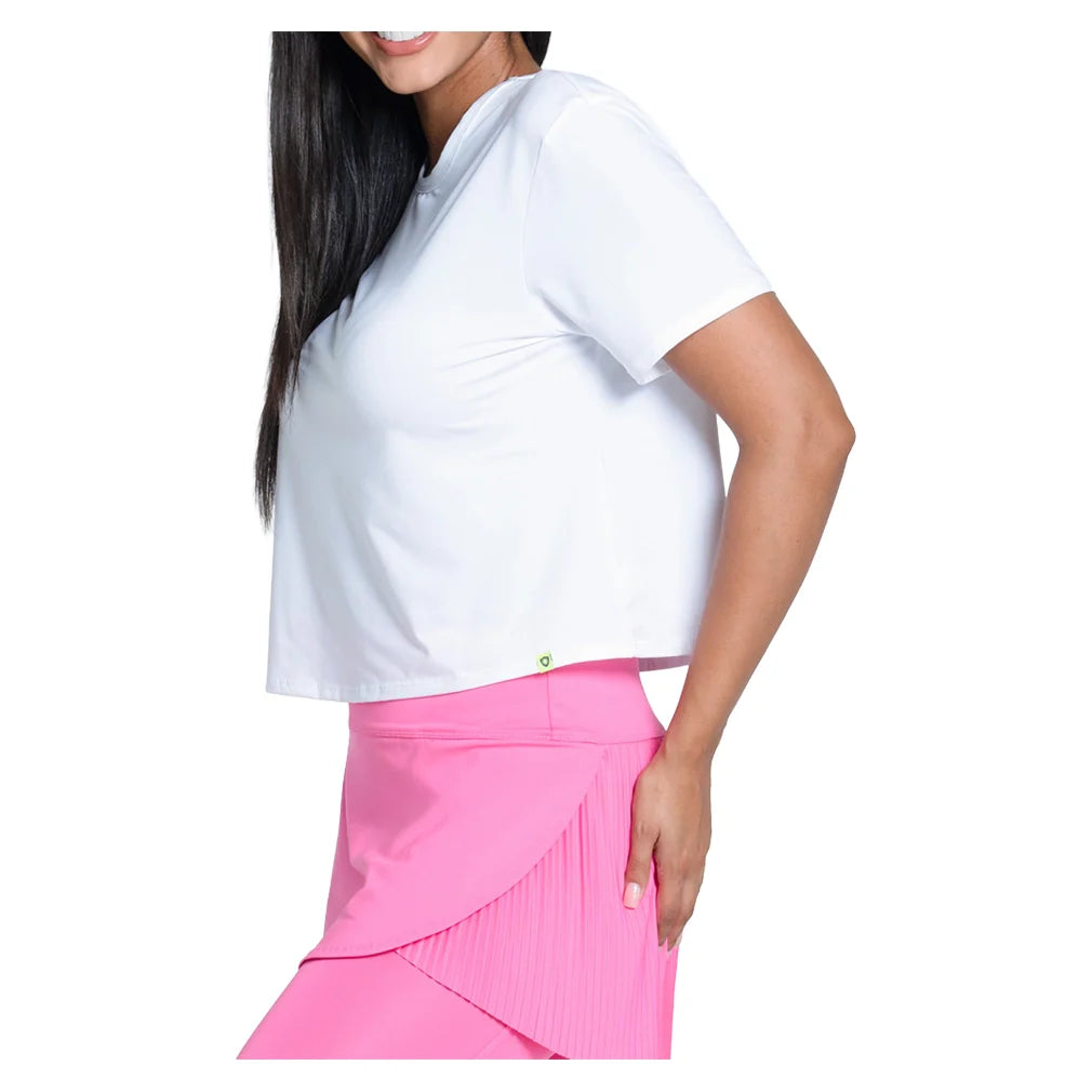 Women's LUV Power Box Tennis Top Black