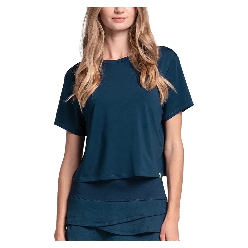 Women's LUV Power Box Tennis Top Midnight