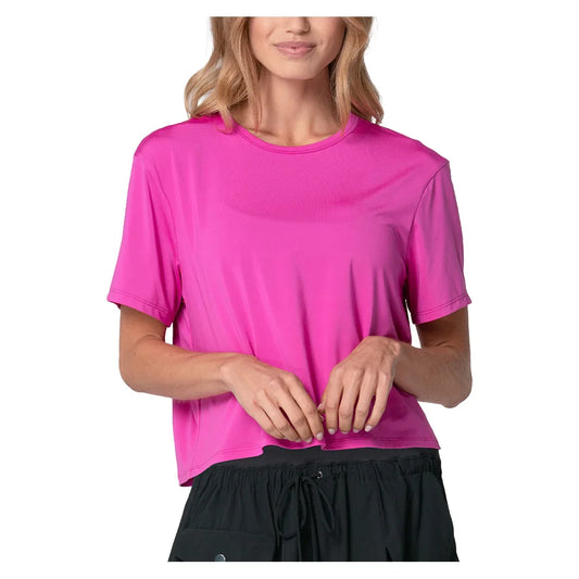 Women's Powerbox Tennis Tee Mulberry