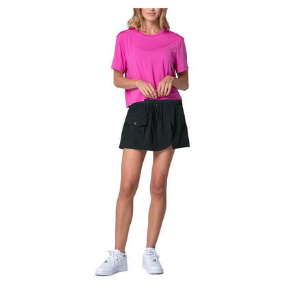Women's Powerbox Tennis Tee Mulberry