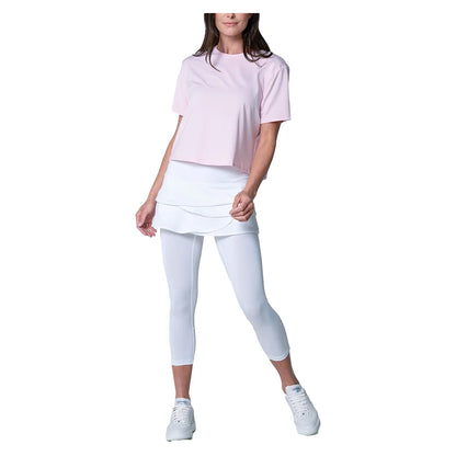 Women's Powerbox Tennis Tee Pink Sand
