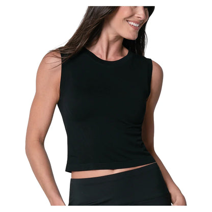 Women's Seamless Textured Muscle Tennis Tank