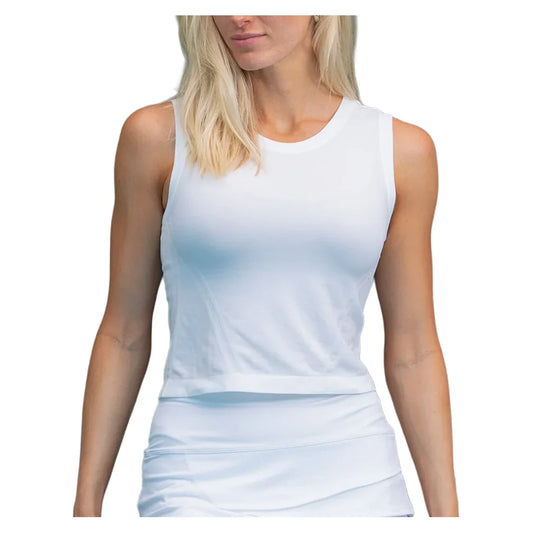 Women's Seamless Textured Muscle Tennis Tank