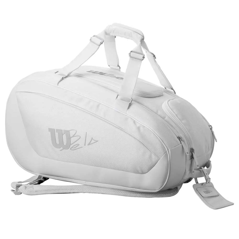 WILSON BELA SUPER TOUR PADEL White FERNANDO BELASTEGUIN Padel Bag Bolsas Wilson