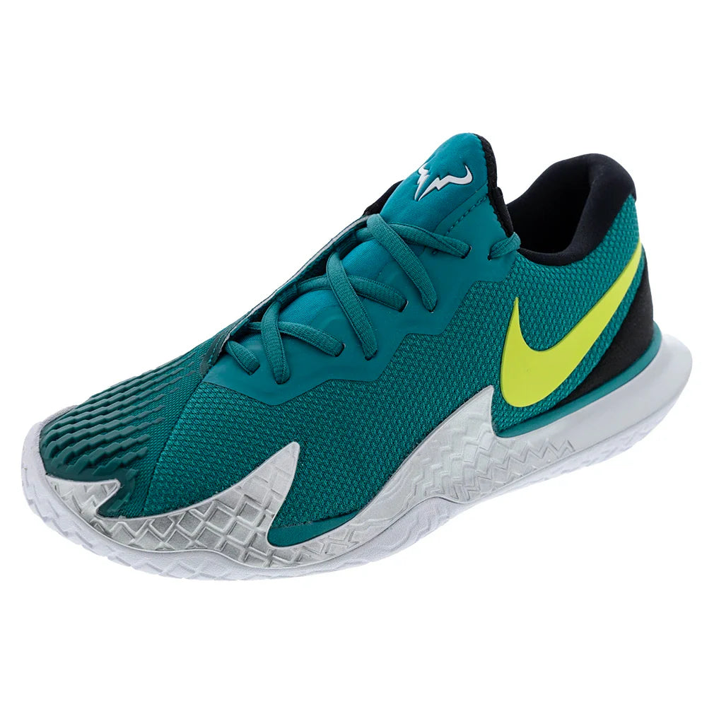 Men's Rafa Zoom Vapor Cage 4 Tennis Shoes Bright Spruce and Atomic Green